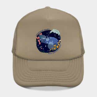 Wash Your Hands and Keep Your Distance Hat