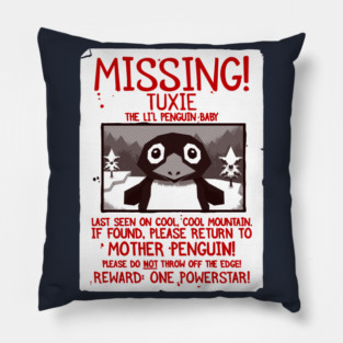Missing Penguin! Pillow
