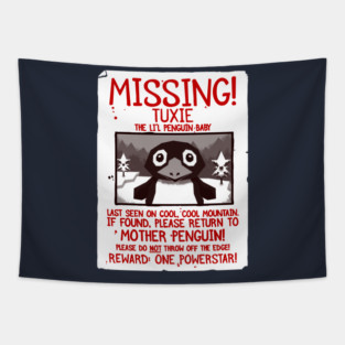 Missing Penguin! Tapestry