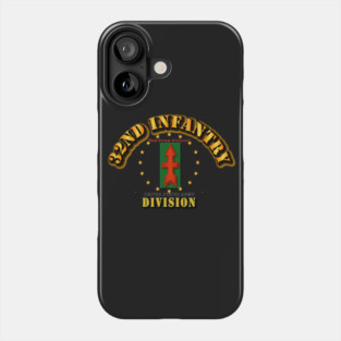 32nd Infantry Division - Red Arrow Division Phone Case