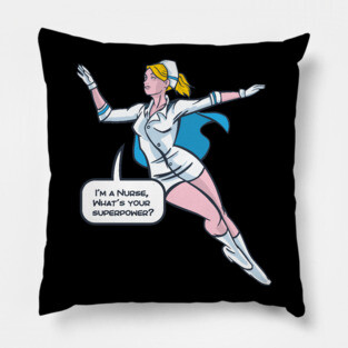 Nurse Superhero Pillow