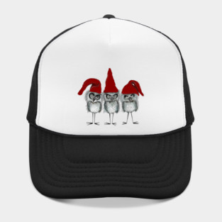 Classic Christmas Owls Hat