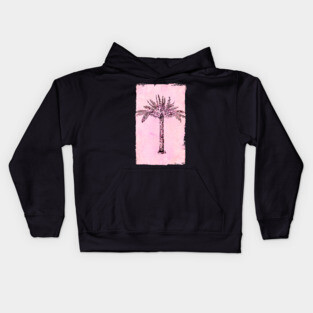 Vintage Palm Tree Kids Hoodie