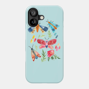Moth Confetti Phone Case