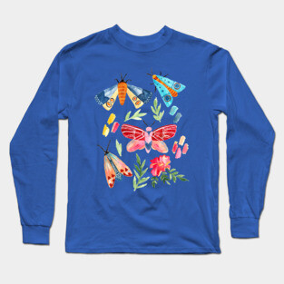 Moth Confetti Long Sleeve T-Shirt
