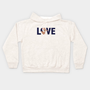 LOVE  - Gymnastics Kids Hoodie