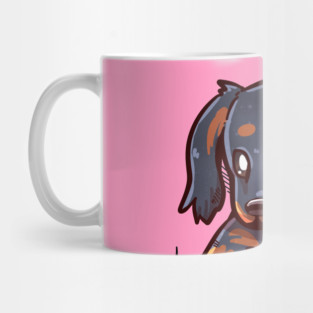 Pocket Cute Dachshund Dog Mug