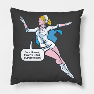 NURSE SUPERHERO Pillow