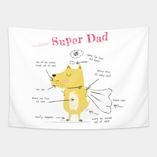 SuperDad Tapestry