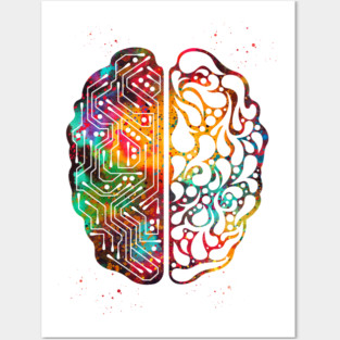 Artificial intelligence Posters and Art