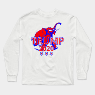 Trump elephant Long Sleeve T-Shirt