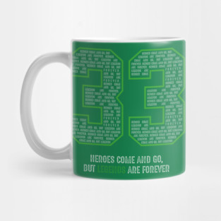 Bird Basketball Larry Legend Boston 33 Mug