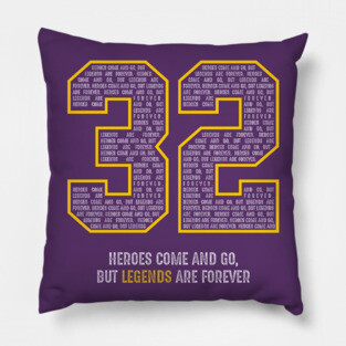 johnson Basketball Magic Los Angeles 32 Legend Pillow