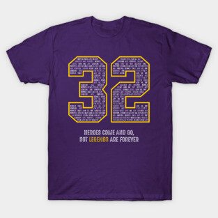 johnson Basketball Magic Los Angeles 32 Legend T-Shirt