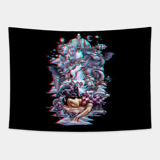 3D Dream (With 3D Effect) Tapestry