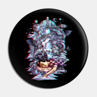 3D Dream (With 3D Effect) Pin