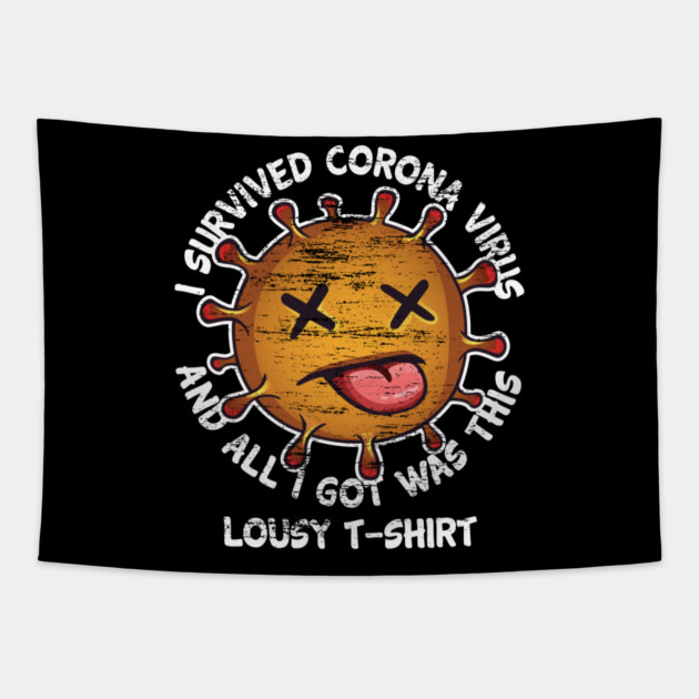 I survived Corona Virus Tapestry by creative