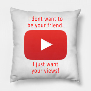 YouTube Partners Pillow