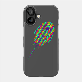 Geometric horseshoe crab Phone Case