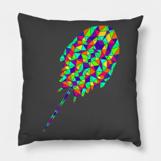 Geometric horseshoe crab Pillow