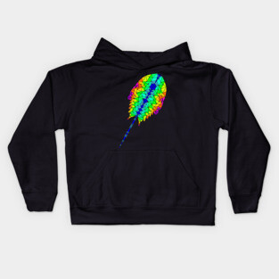 Geometric horseshoe crab Kids Hoodie