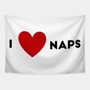 I Heart Naps Tapestry