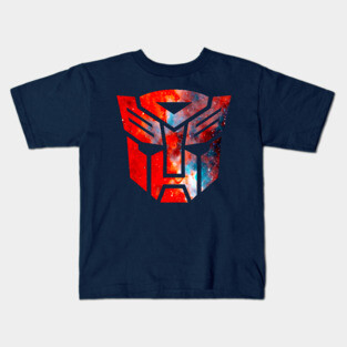 Transformers Galaxy Silhouette Logo Kids T-Shirt