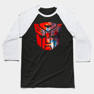 Transformers Galaxy Silhouette Logo Baseball T-Shirt