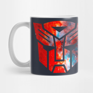 Transformers Galaxy Silhouette Logo Mug