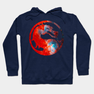 Mortal Kombat Galaxy Silhouette Logo Hoodie