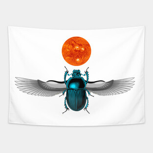 Egyptian Scarab Tapestry