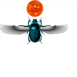 Egyptian Scarab Posters and Art