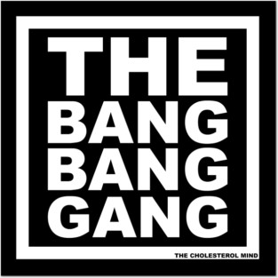 THE BANG BANG GANG. LOGO. SQUARE. Posters and Art