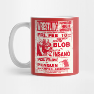 The Revolting Blob Wrestling Poster Mug