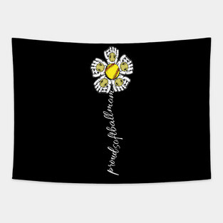 proud softball mom mother's day proud softball mom gift Tapestry