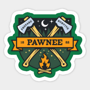 Pawnee Rangers Parks and Rec Sticker