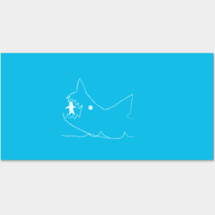 Jaws Chalkboard Posters and Art