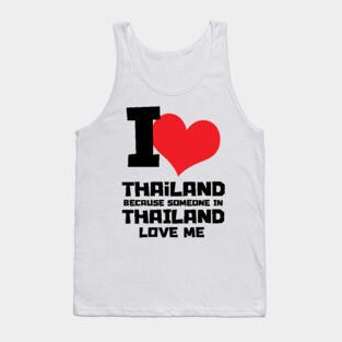 I Love Thailand Tank Top