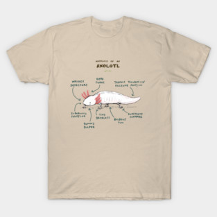 Anatomy of an Axolotl T-Shirt