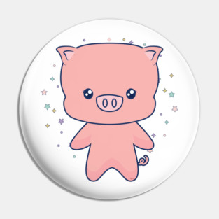 Cute Piggy Kawaii Style Design Pin