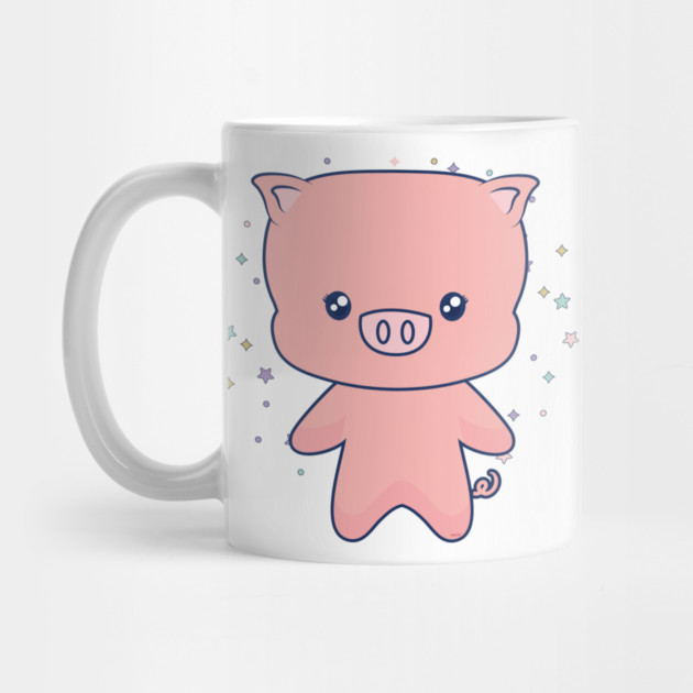 Cute Piggy Kawaii Style Design by creative