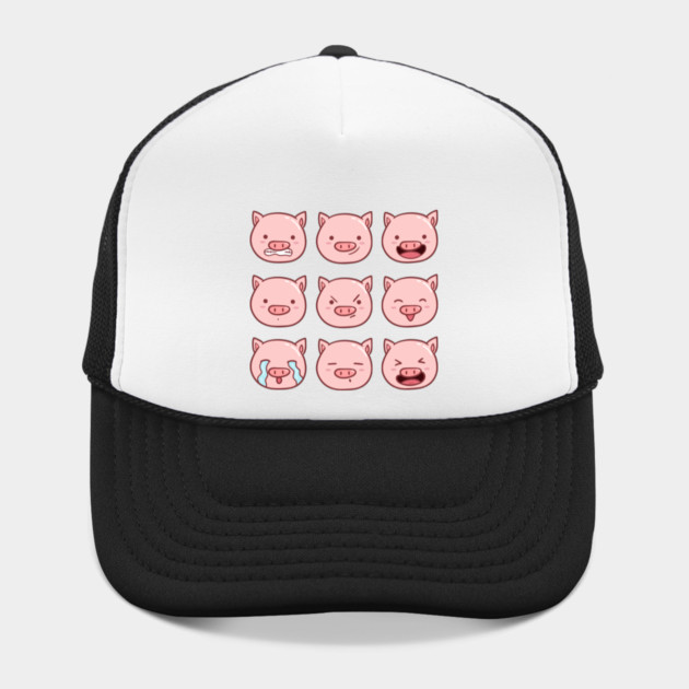 Cute Piggy Emoticons Collection by creative
