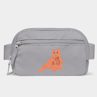 I Love My Fat Orange Cat Bag