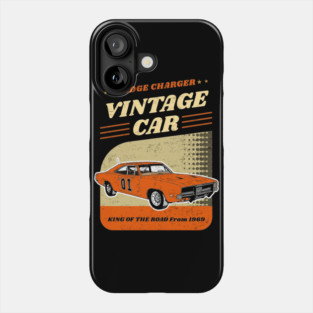 Hazzard Vintage Car General Lee Dodge Charger Phone Case