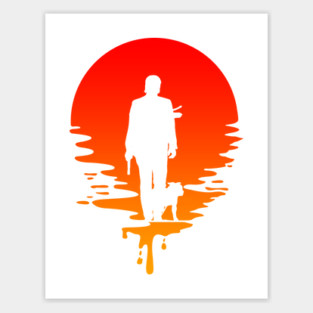 John Wick Sunset Sticker