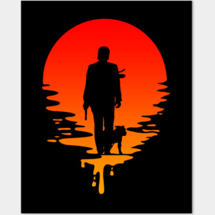 John Wick Sunset Posters and Art
