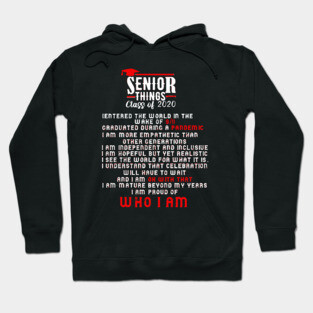 senior thing 2020 class of 2020 graduation gift Hoodie