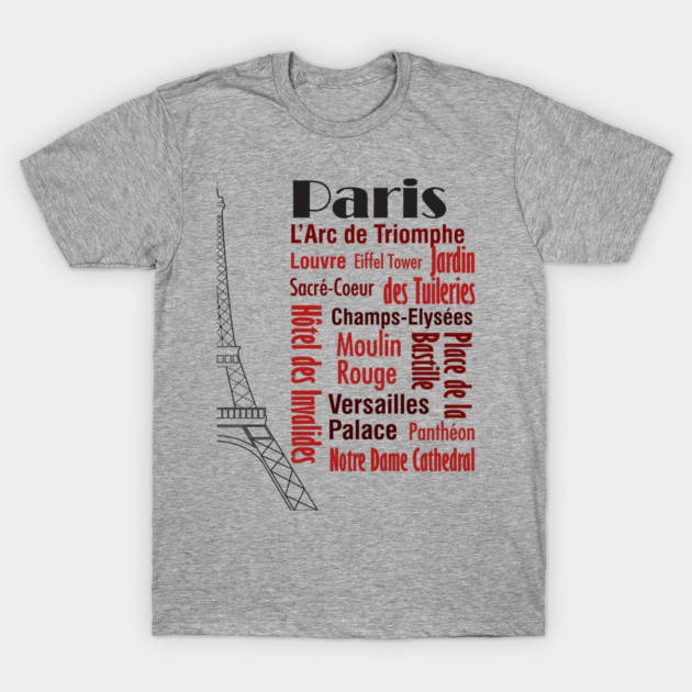Sights of Paris T-Shirt by photokapi