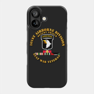101st Airborne Division - Desert Shield w Svc Phone Case