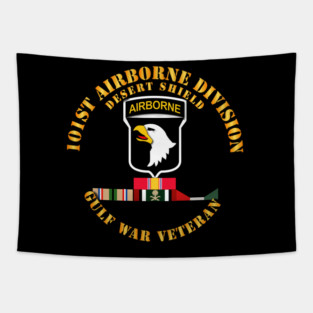 101st Airborne Division - Desert Shield w Svc Tapestry